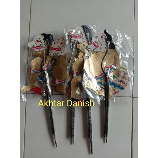 WAYANG KULIT PUNOKAWAN 30CM / KIDANGAN / 1SET ISI 4 WAYANG