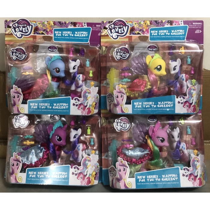 My little pony figure set big size/mainan little pony ukuran besar