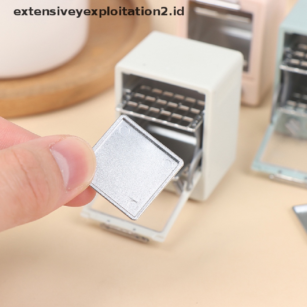 Mainan Miniatur Microwave Oven Vertikal Skala 1: 12 Untuk Dekorasi Rumah Boneka