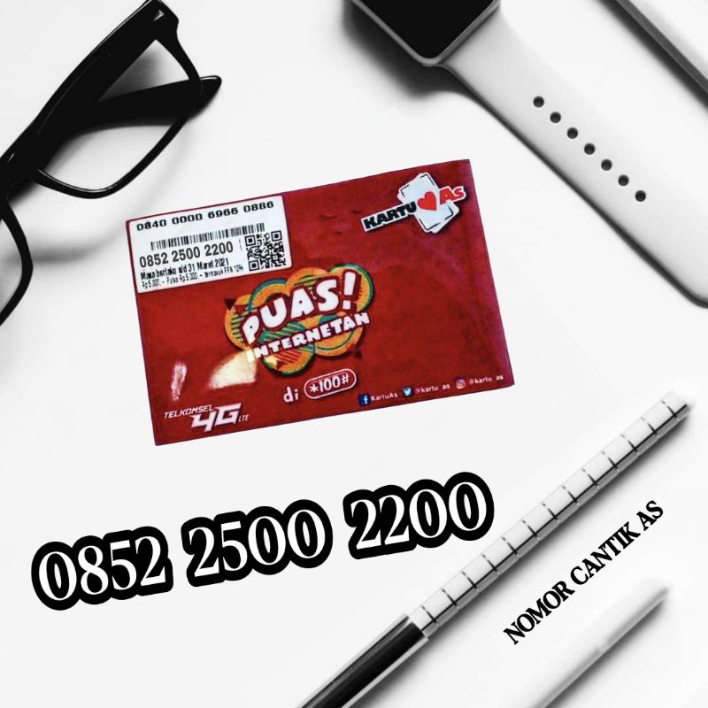 NOMOR CANTIK AS - NOMOR CANTIK RIBUAN - 2500 2200