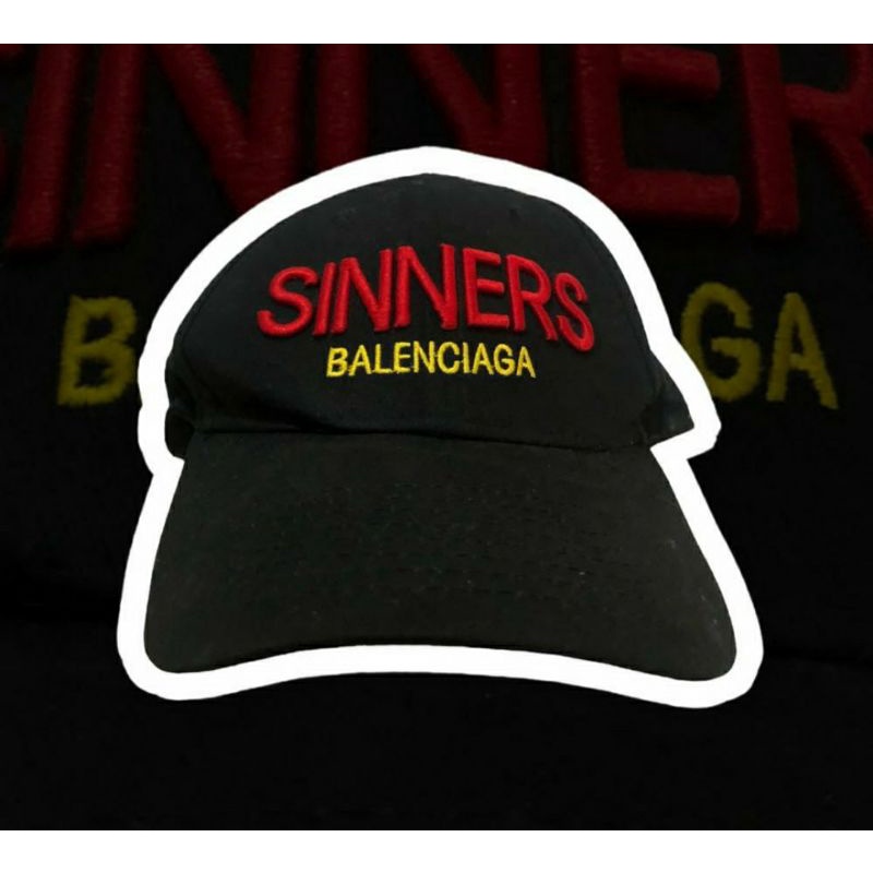 TOPI BALENCIAGA “SINNERS” ORIGINAL BASEBALL CAP