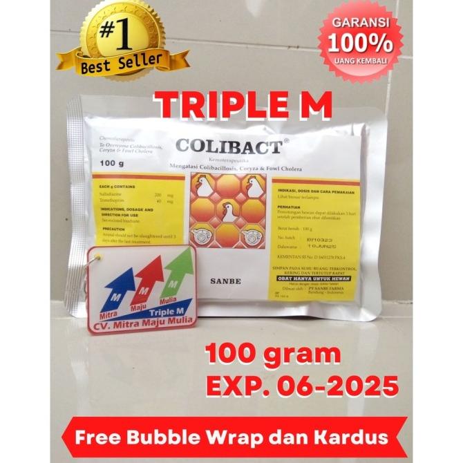 Babi Gram Ayam Obat Sanbe 100 Serbuk Unggas Untuk Colibact Dan