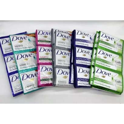 Shampoo Dove Sachet All Varian 9Ml