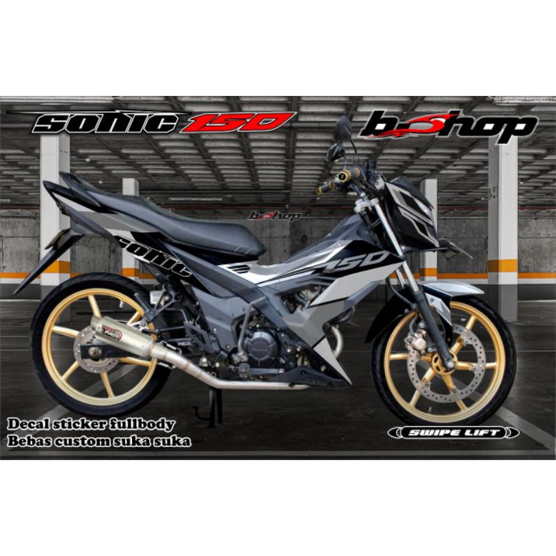 stiker dekal sonic 150 stiker full body berkualitas