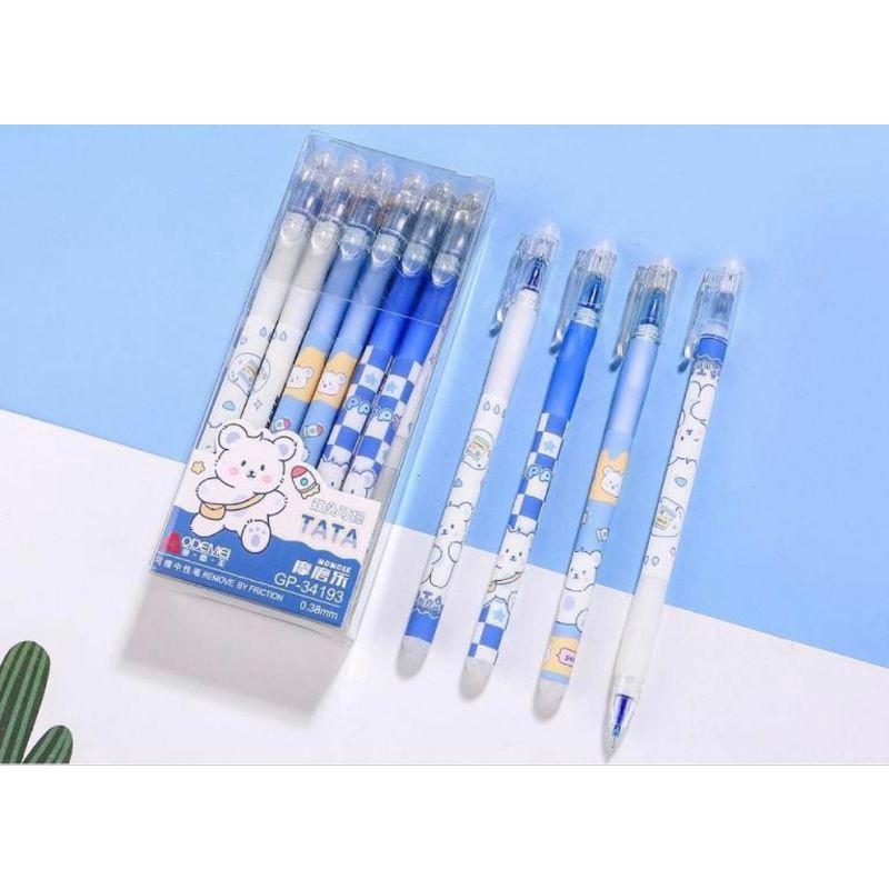 

[12pcs] Eraseable Pen Aodemei | Pen Bisa Dihapus | Pulpen Hapus