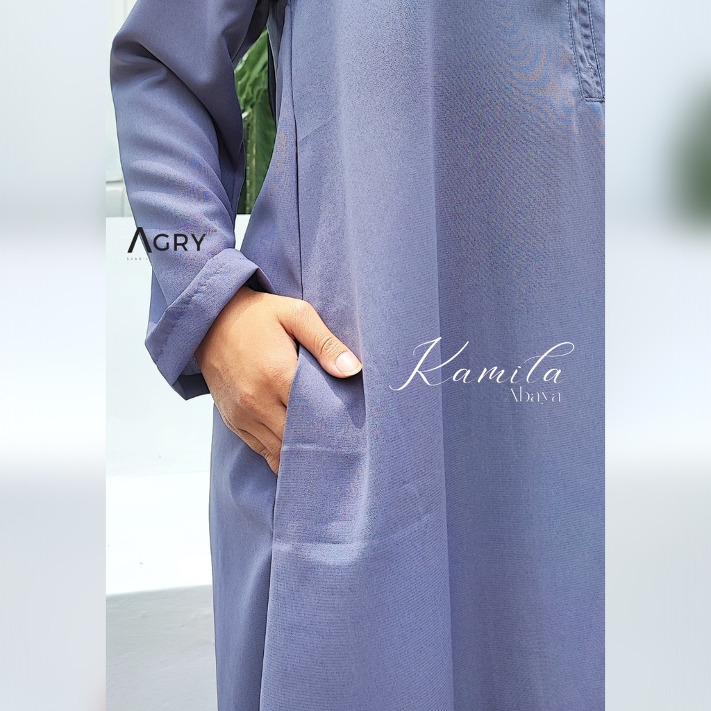 ᴀɢʀʏ Kamila Abaya | Abaya Basic Polos