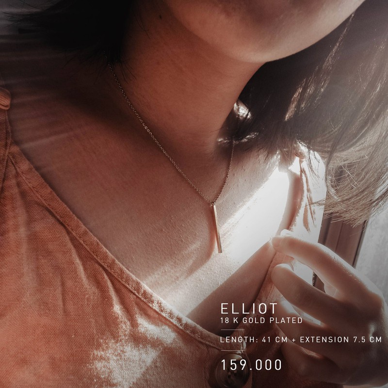 ELLIOT NECKLACE (STAINLESS STEEL + 18K GOLD PLATED) - ANTI KARAT