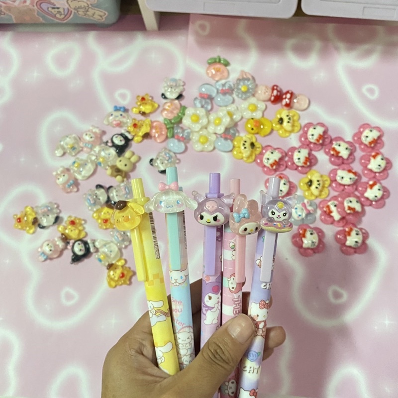 1 pcs pulpen lucu motif sanrio atk sekolah lucu