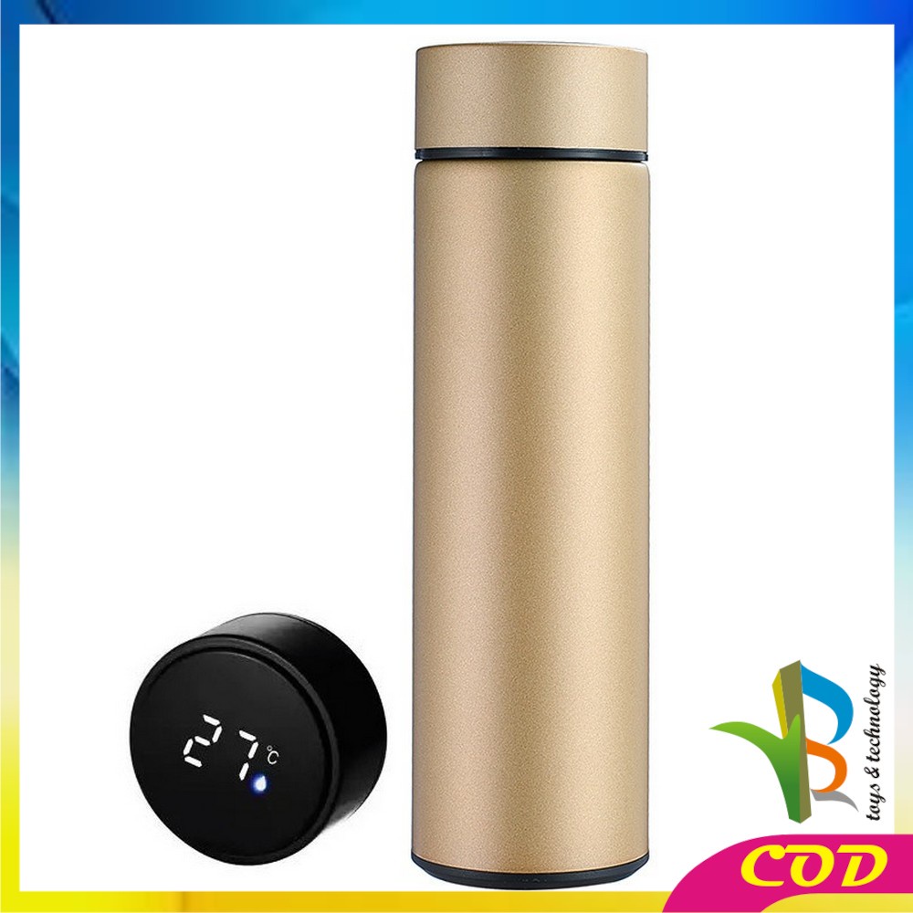 RB-C311 C312 Termos Air Panas Stainless 500ML Termos Suhu Digital Display Temperatur /  Thermos Air Panas Polos / Vacuum Flask Termos Air TAHAN PANAS