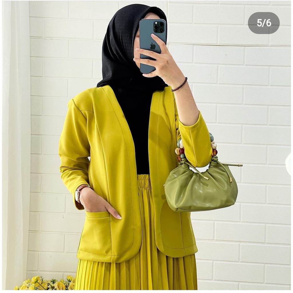 Blazer Scuba Import Wanita Masakini