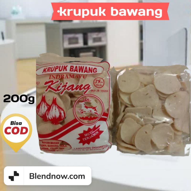 

KRUPUK BAWANG Cap Kijang Khas Indramayu 200 gr