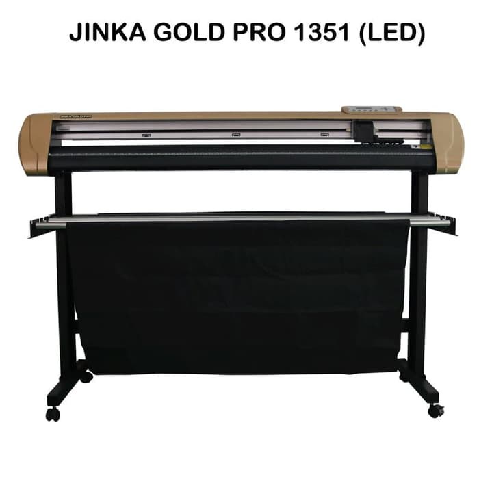 Mesin Cutting Sticker Jinka 1351 Gold Pro New LED