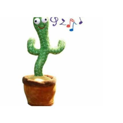 Mainan Kaktus Bergoyang Dancing Cactus Boneka Kaktus Goyang dan Bicara - bicara