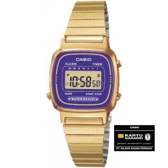 JAM TANGAN Casio LA-670WGA-9 LA-670WGA-6 LA-670WGA-2 LA 670WGA LA-670WGA Original RESMI