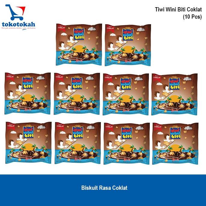 

TINI WINI BITI biskuit anak Coklat 20 g bentuk binatang 10 sachet