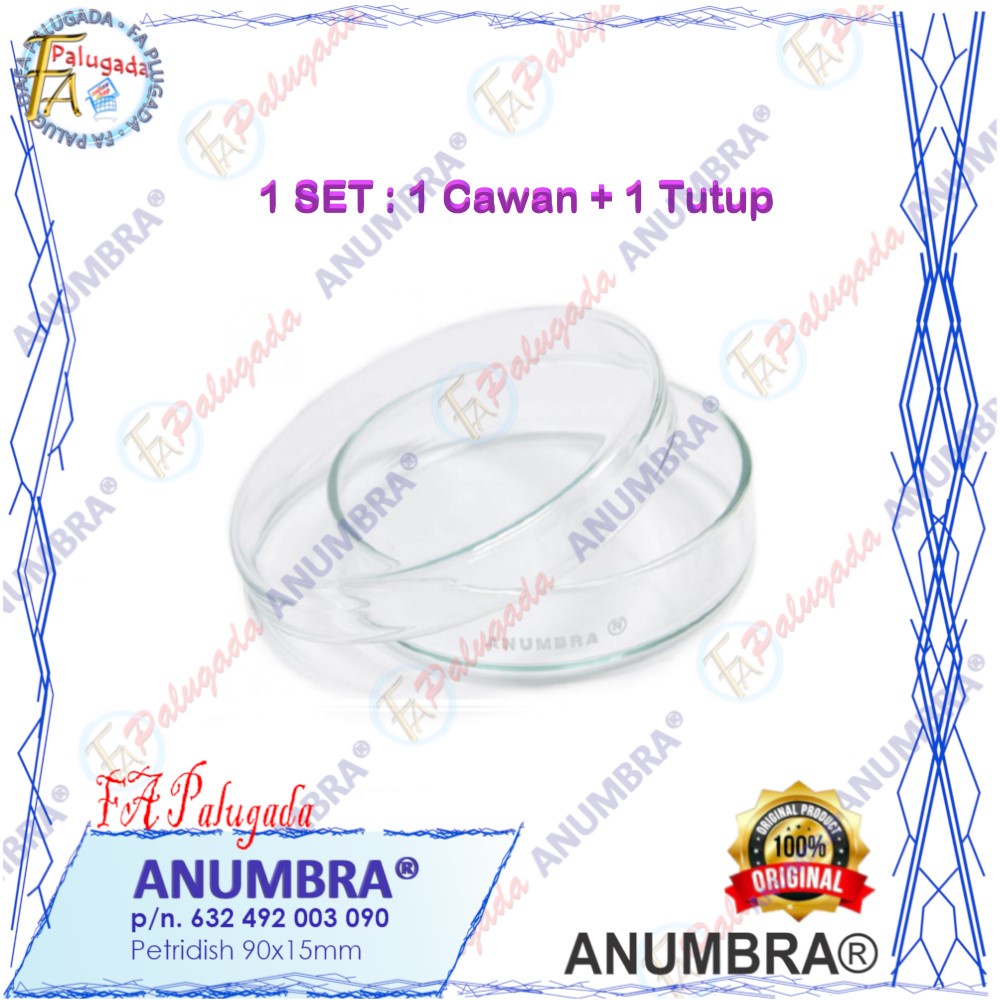ANUMBRA Petridish 90x15mm (cawan petri)