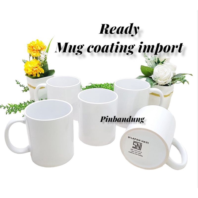 Mug coating import murah/Mug Coating murah/ Mug coating super white/ mug super white import murah/ M