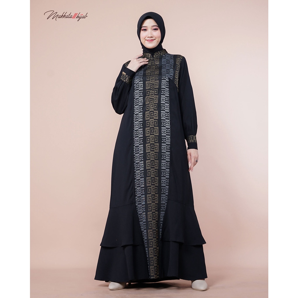 Fathiya Dress Katun Etnic Baju Gamis Etnik Kondangan Pesta Mewah Dan Simple Elegan Kondangan Undanga
