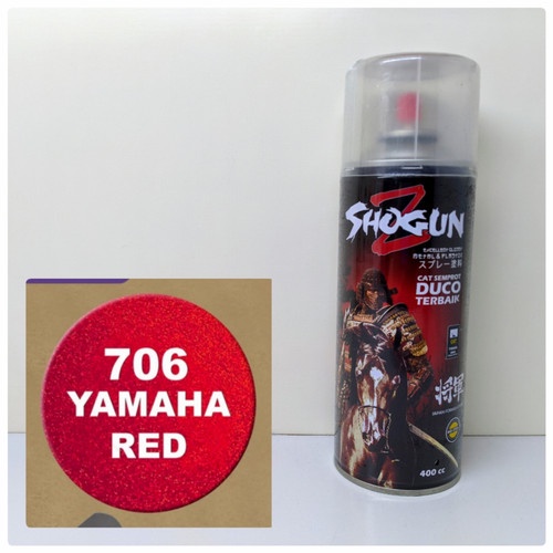 Shogun Z YAMAHA Red 701 - Cat Semprot Motor Velg Warna Merah Candy Tone Transparan