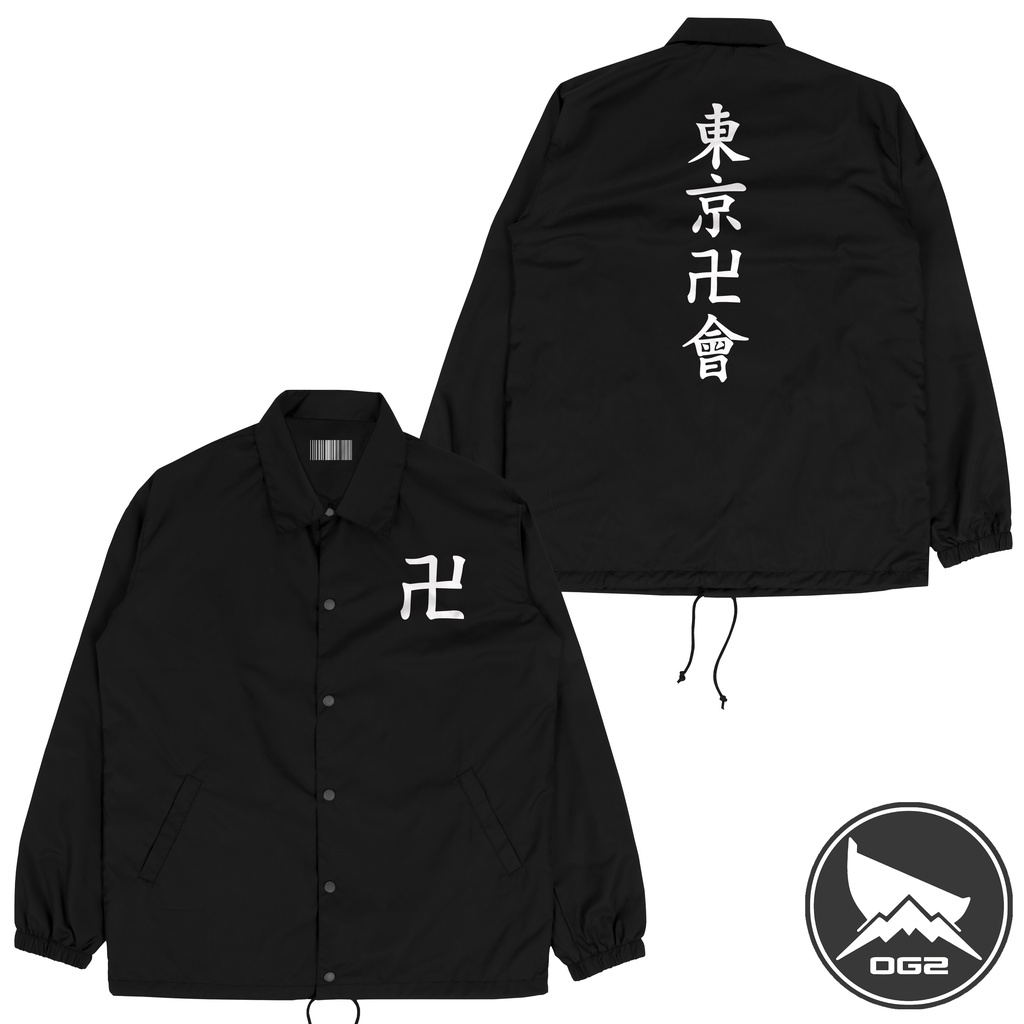 Jacket Coach anime toman tokyo revenger takemichi mikey A073 jaket OG2 2E A