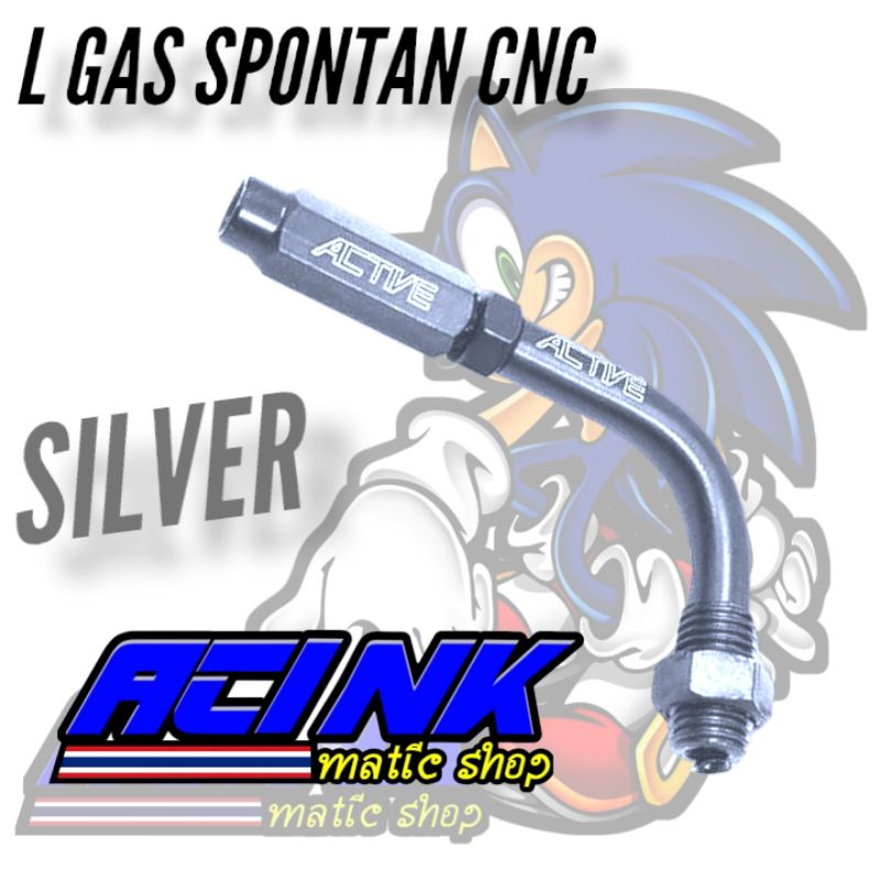 Stelan L gas spontan Cnc Stelan L Gas Warna Universal Engkolan L Gas Warna 1an