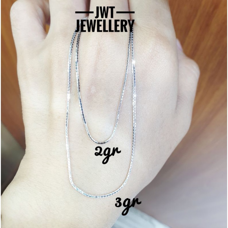 KALUNG EMAS PENDEK ITALY SANTA MAS PUTIH