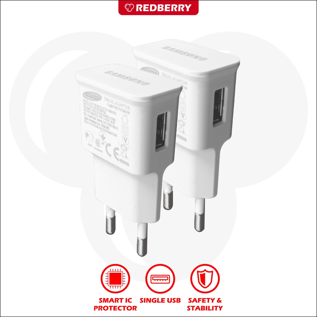 Adaptor charger samsung s4 batok kepala cas 1 USB HP speaker powerbank tws dll