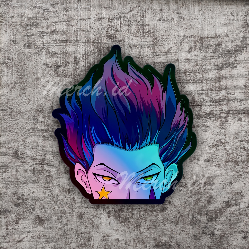

Stiker anime hologram hinter x hunter hisoka