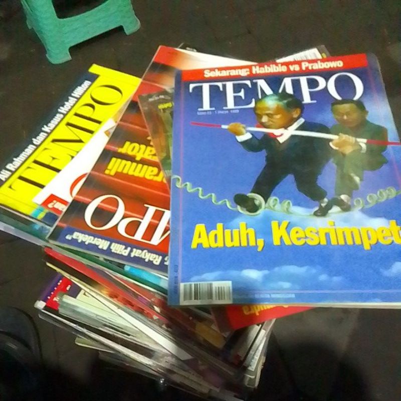 MAJALAH TEMPO BEKAS , OBRAL ORIGINAL