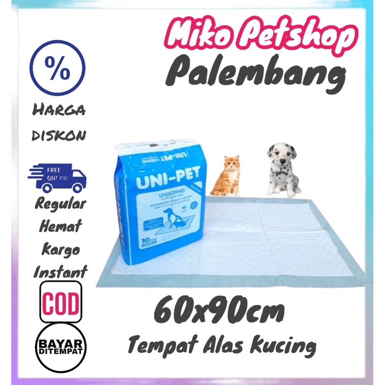 UNDERPAD uk 60 x 90 cm| untuk alas pipis kucing anjing dan kelinci