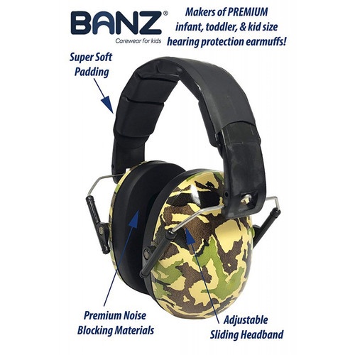 Banz Kids Earmuff Hear No Blare