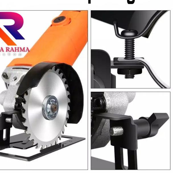 Holder Stand Gerinda Dudukan Gerinda Tangan Circular Saw Plus Cover