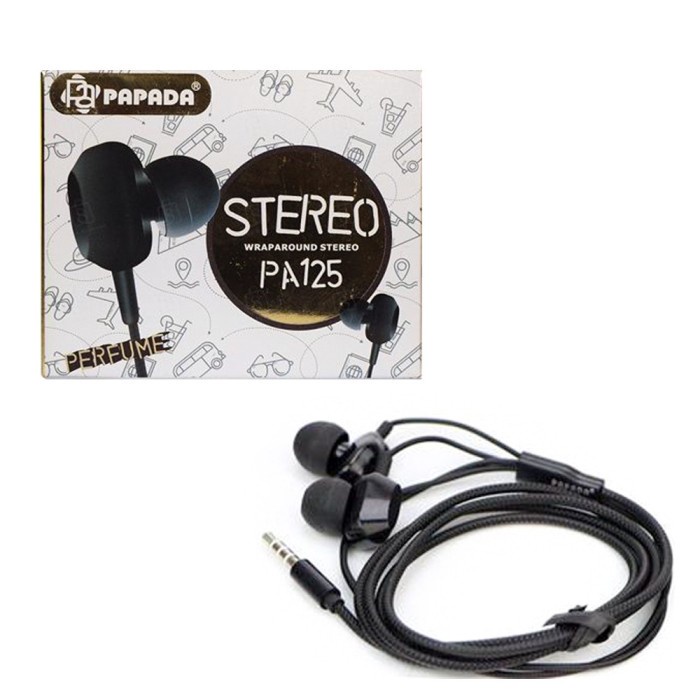 HANDSFREE PAPADA HEADSET MURAH PAPADA HANDSFREE UNIVERSAL PA-125