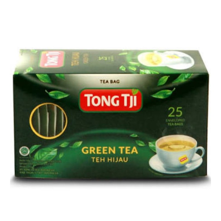 

Teh tong tji celup green tea teh hijau 50gram 25 sachet amplop