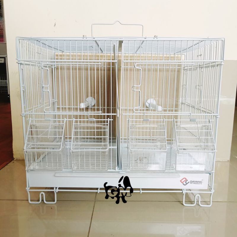 K501 Kandang Burung Besi Sekat Finch Blackstrouth Dayang Bird Cage Sangkar Burung