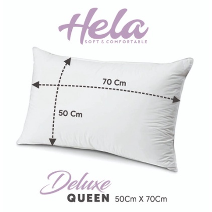 Bantal Tidur Hela Deluxe Queen Cooling Fiber
