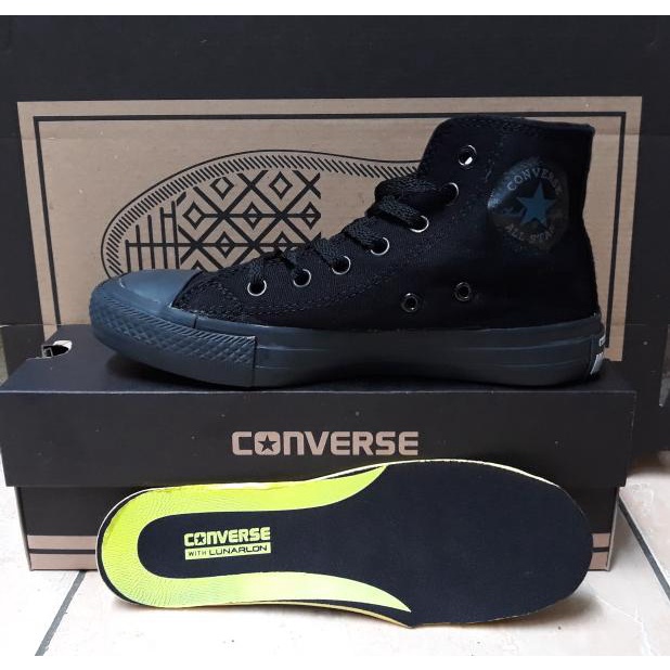 Sepatu All Star Converse Hitam Full Tinggi Murah
