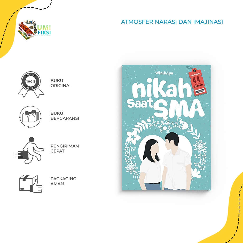 Buku Novel Nikah Saat SMA - Cloudbooks Publishing - Winil Liya - Bumi Fiksi