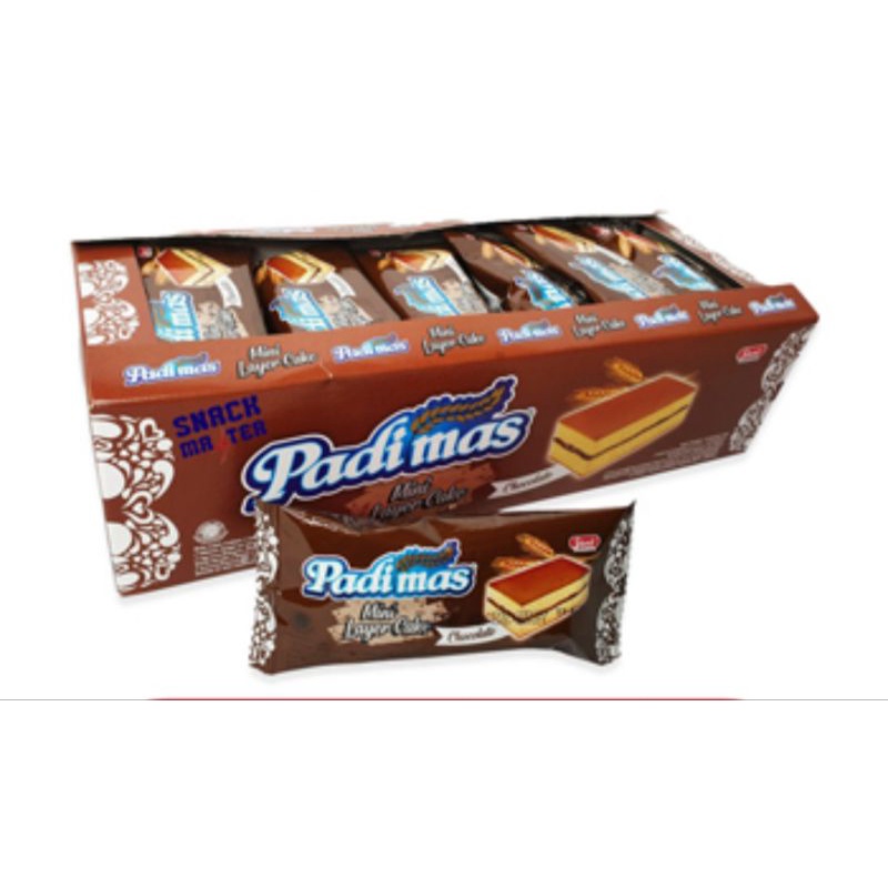 Padimas mini layer chocolate 10g box 24pc