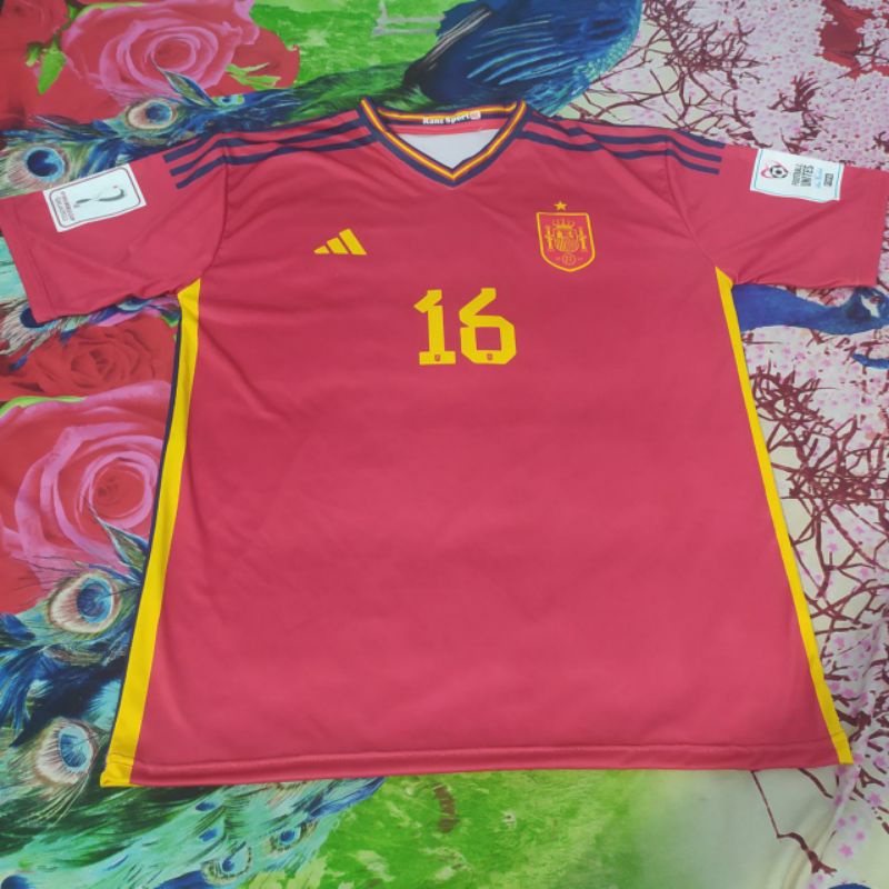 jersey spanyol 2022 full printing