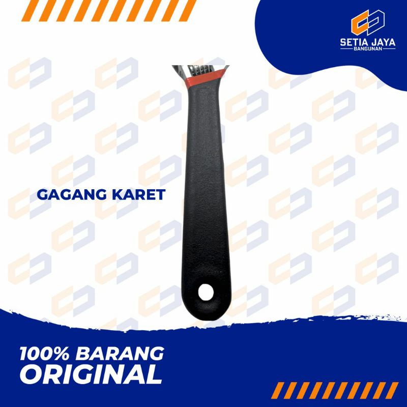 Kunci Inggris Besi / Bago Camel Gagang Karet 8 / 10 / 12 Inch