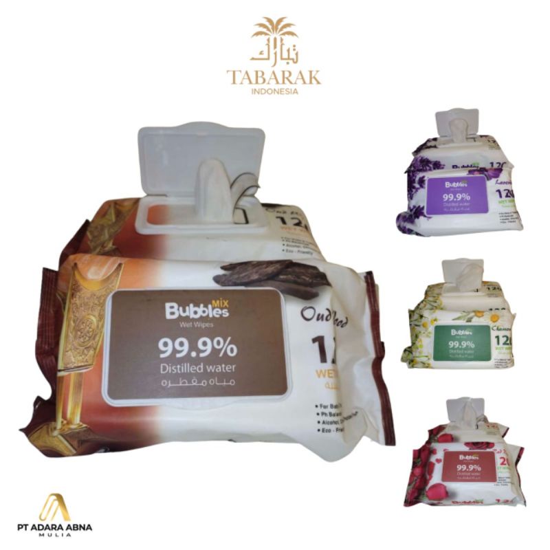 Tissue Basah Mix Bubbles Made in Jordans