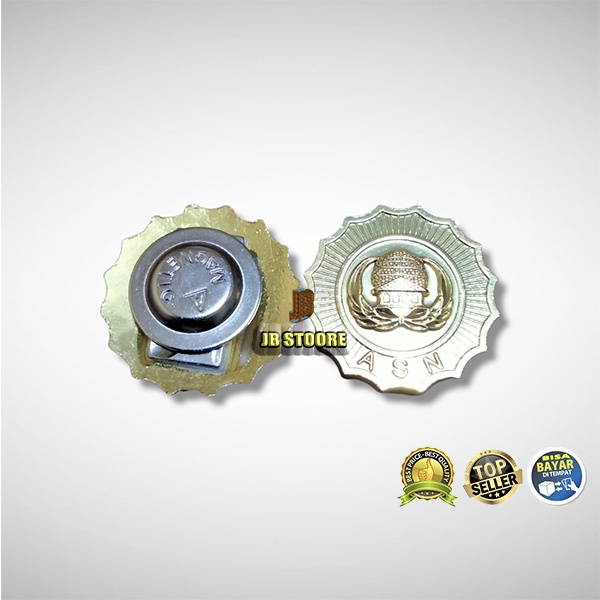 PIN ASN Bulat Magnet / Pin Korpri Magnet Bulat