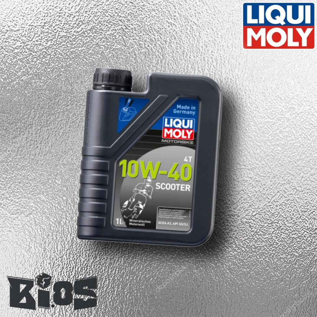 LIQUI MOLY SCOOTER 10W40 4T 1L FULLY SYNTHETIC OLI MOTOR MATIC ORIGINAL 100%