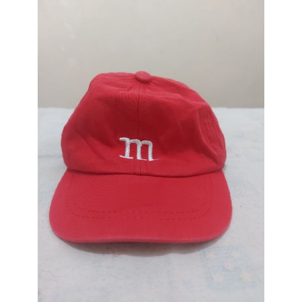 Topi anak logo M bordir