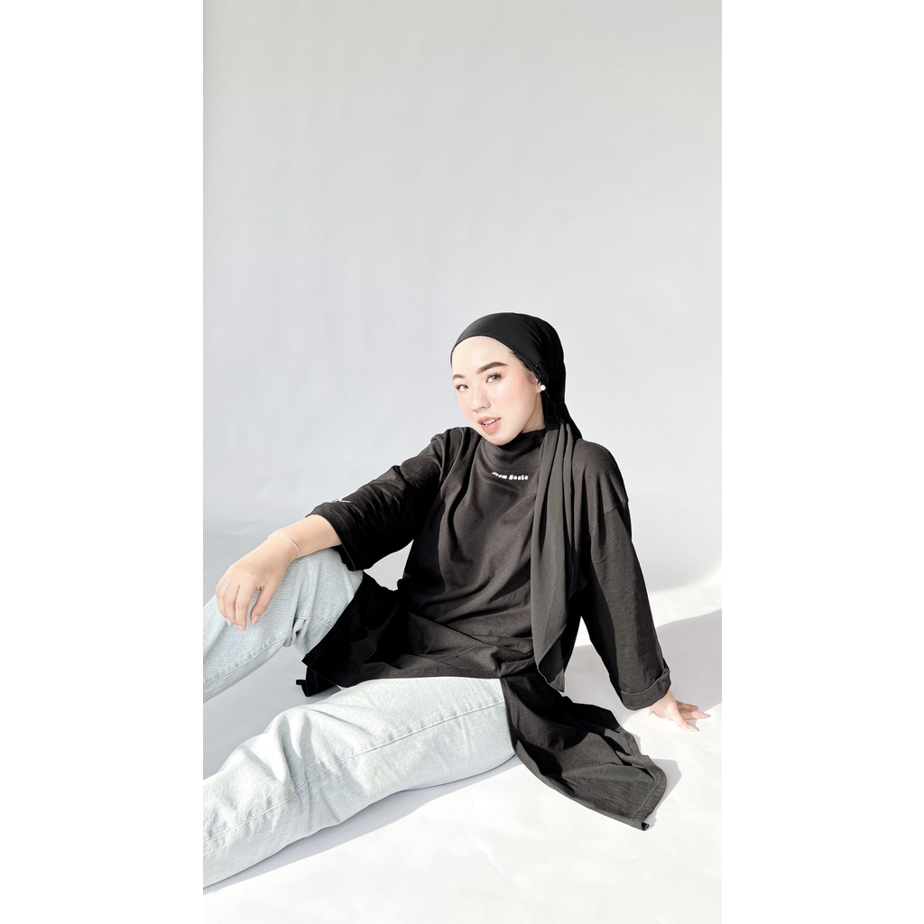 NEUM BASIC/ HIGH QWALITY CATTON COMBED 24S PREMIUM / Long Tunik Modern Oversize Jumbo Motif Terbaru 