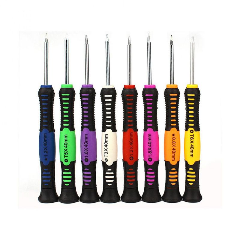 Obeng HP Set Reparasi Service Smartphone Handphone Professional 16 Pcs Versatile Precision Screwdriver Set 2811 16 in 1 / Obeng Bunga Bintang /T6 T5 T3 T4 2,0 1,5 1,2 0,8 1,8