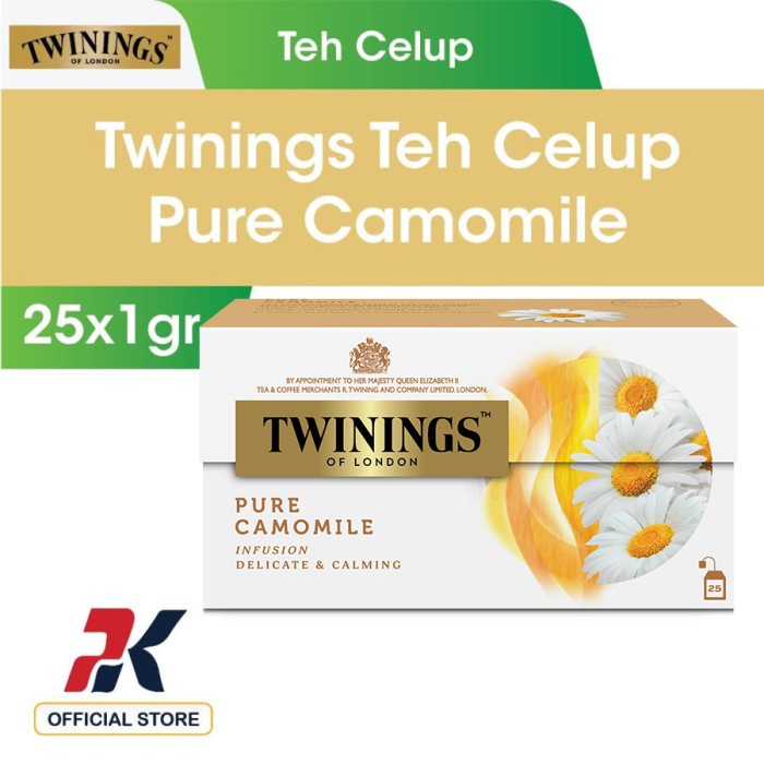 

TWININGS TEH CELUP PURE CAMOMILE 25X1GR