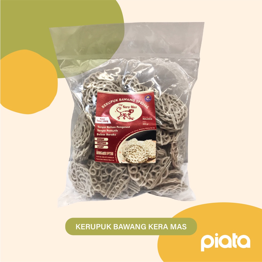 

Kerupuk Bawang Mentah Spesial KERA MAS 450gr Enak dan Murah Harga Grosir