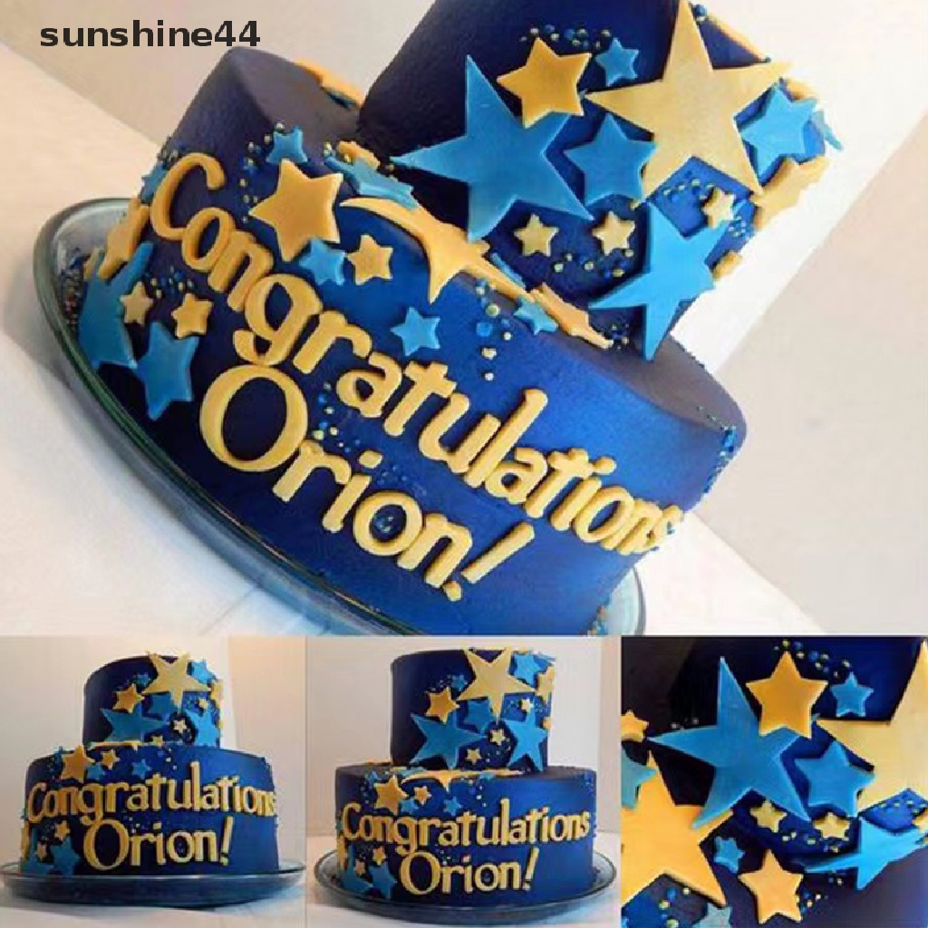 Sunshine 3 / 4 Pcs Cetakan Kue / Biskuit 3D DIY